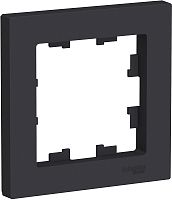 Рамка универсальная Systeme Electric AtlasDesign 1-м. карбон картинка